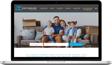 Réalisation de site template immobilier STO DS Real Estate Paris
