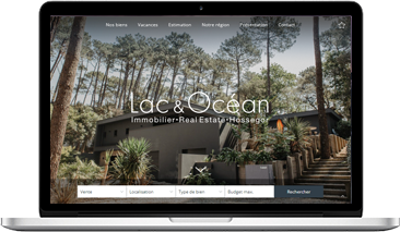 Réalisation de site template immobilier RIO Saint Louis French Properties